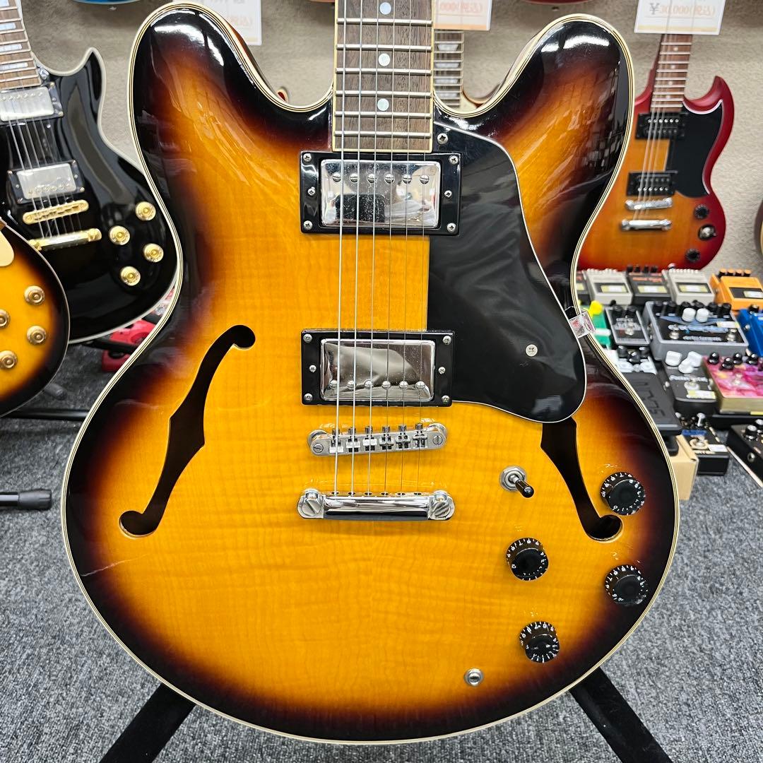 【10812】 Tony Smith セミアコースティック ギター サンバースト