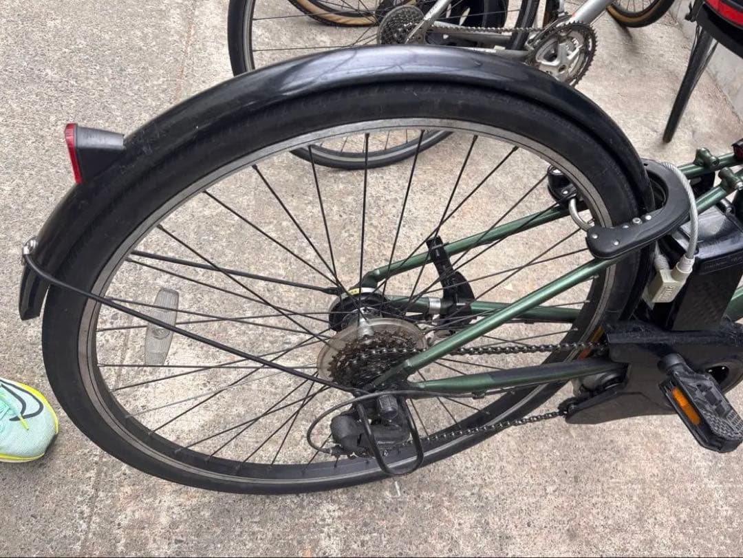 パナソニック Velo-star ベロスター　16Ah 7段 クロス 電動　緑