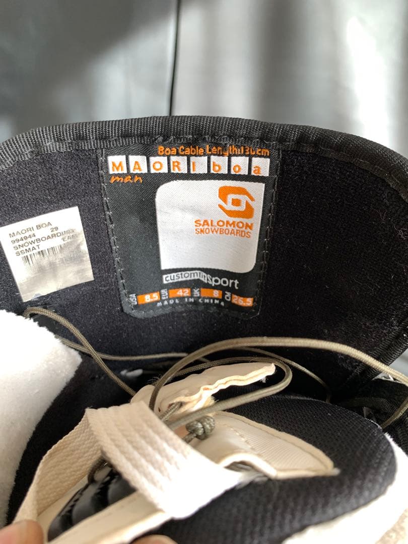 SALOMON スノーボードBOAブーツ ブラック 26.5cm