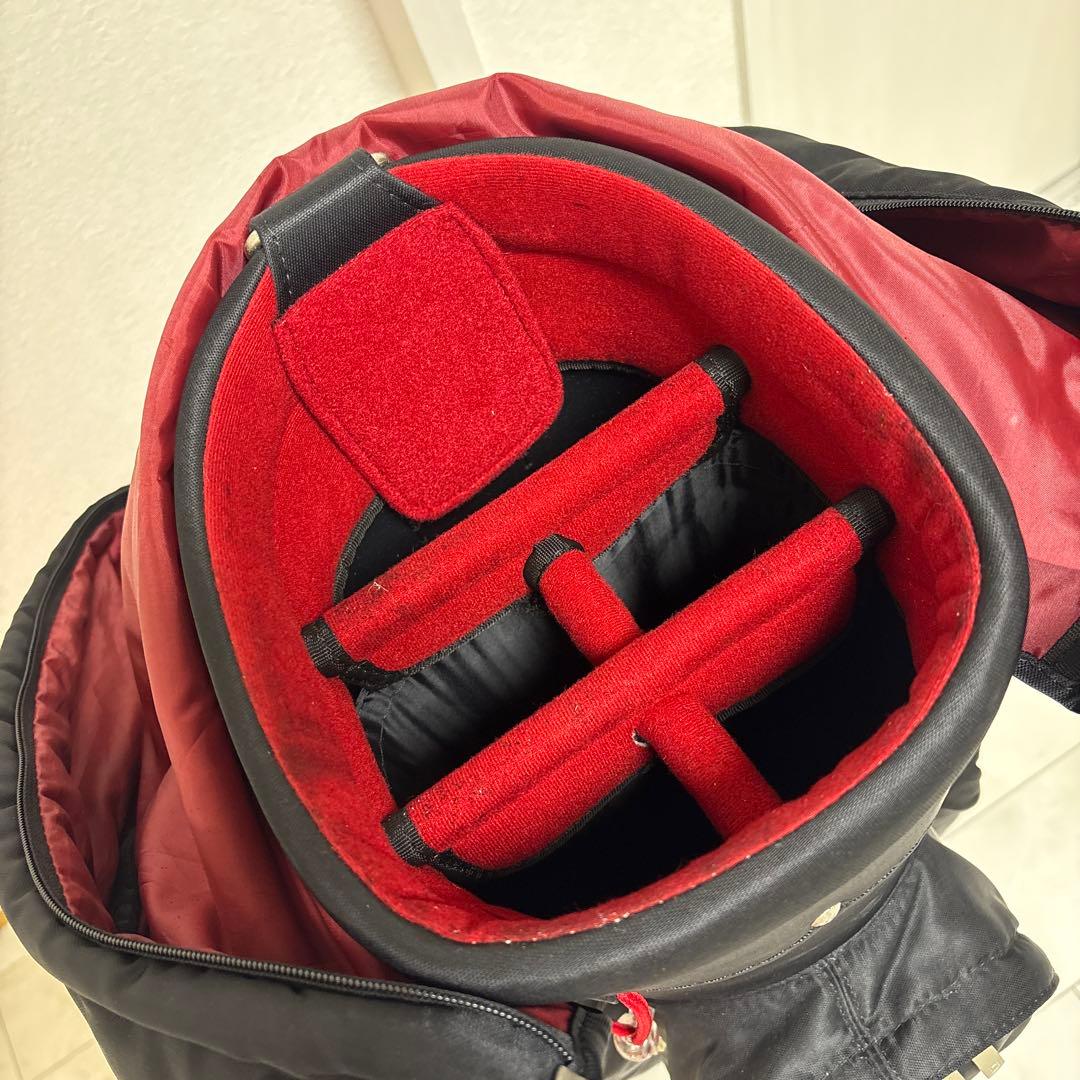 オノフ ONOFF 8.5インチ キャディーバッグ ブラック×レッド