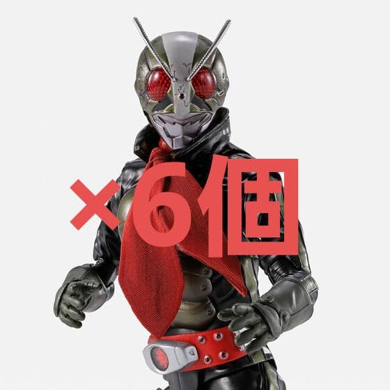 6個セット　S.H.Figuarts（真骨彫製法） 仮面ライダー2号／一文字隼人