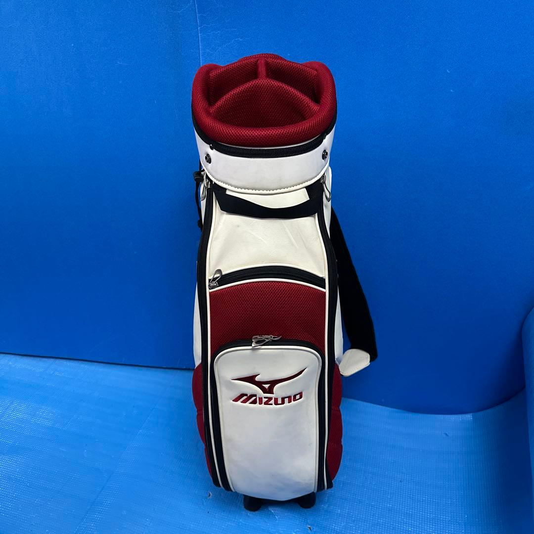 Mizuno キャディバッグ ホワイト/レッド