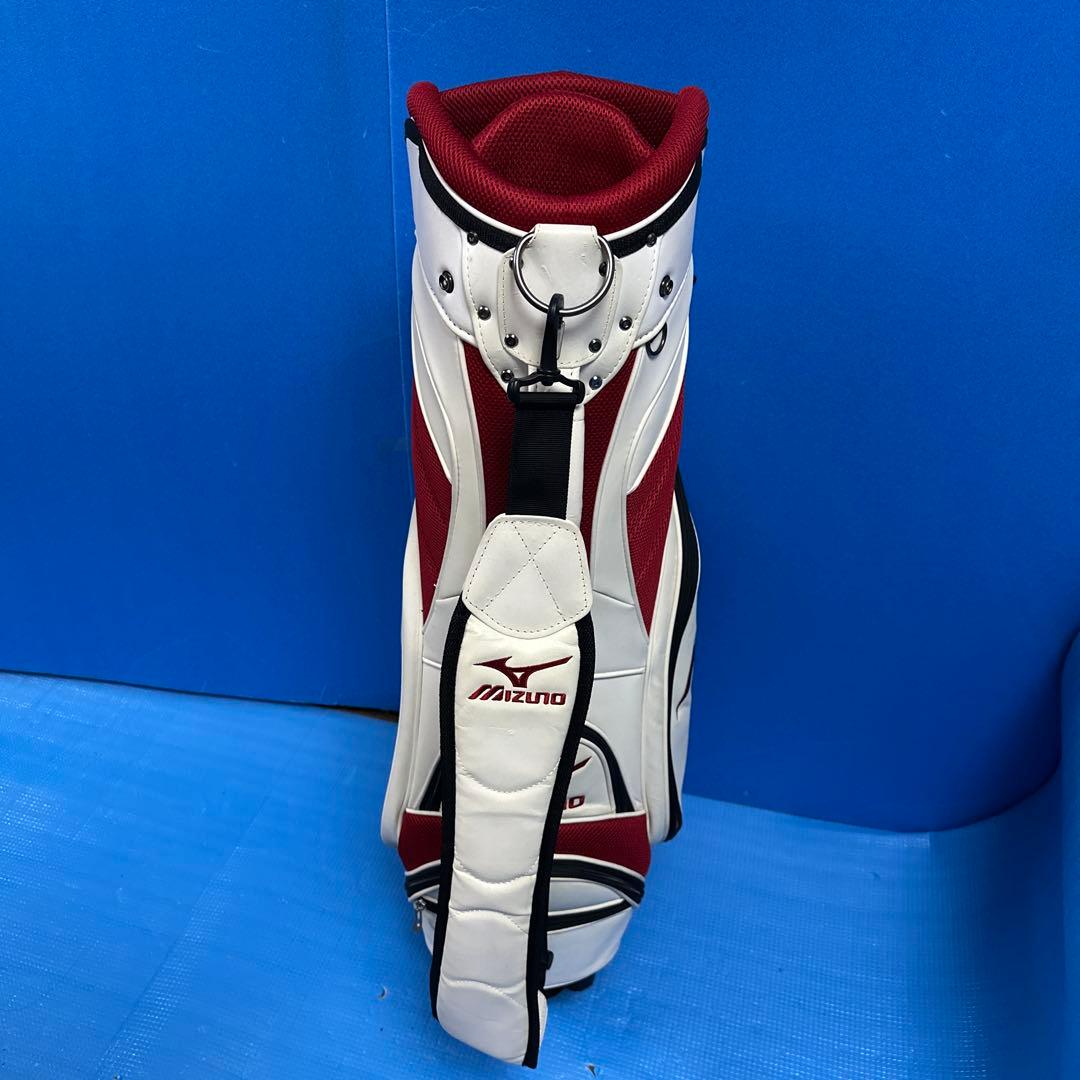 Mizuno キャディバッグ ホワイト/レッド