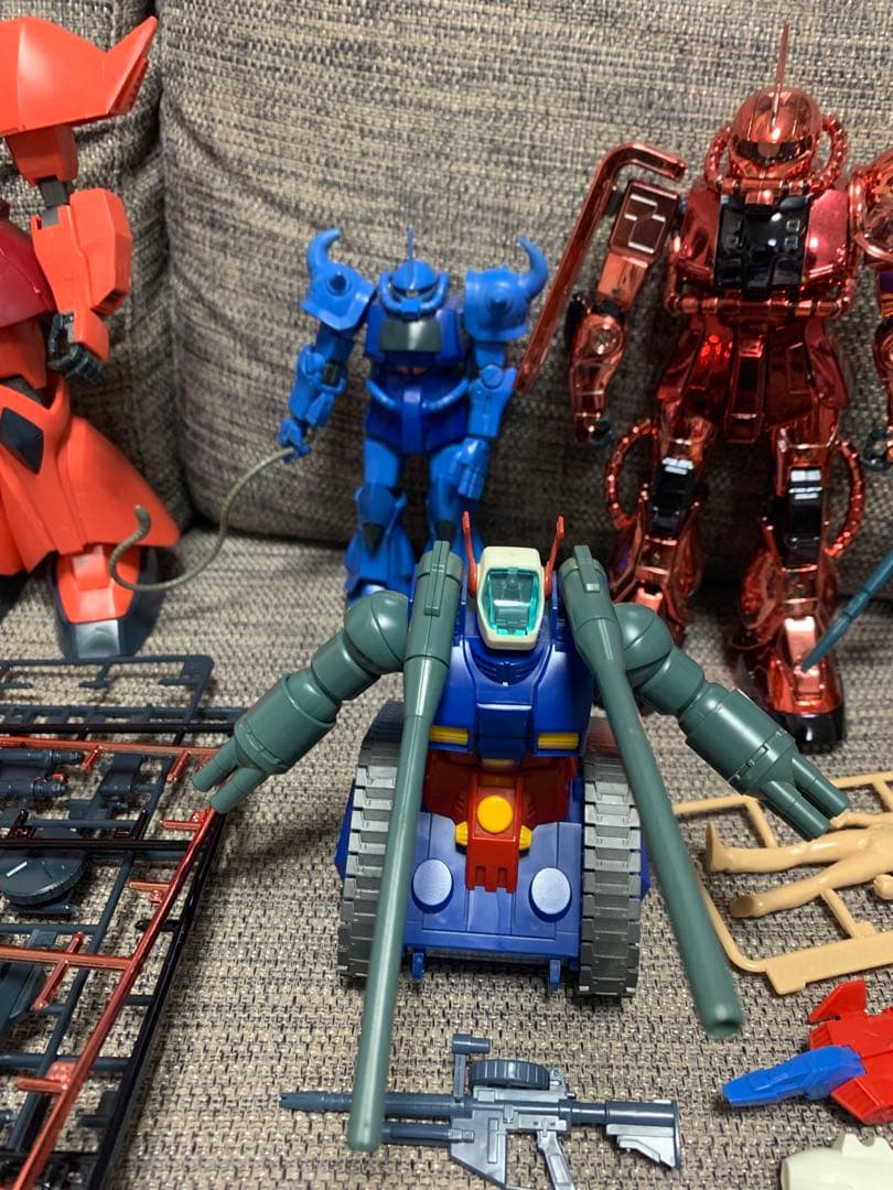 ガンダム　MG ザクⅡ コーティングバージョン MS-14 ゲルググ　5体まとめ