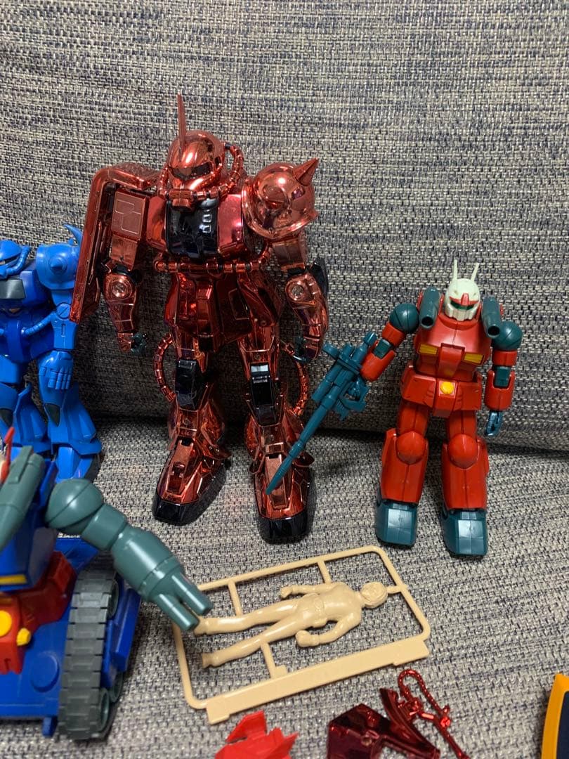ガンダム　MG ザクⅡ コーティングバージョン MS-14 ゲルググ　5体まとめ