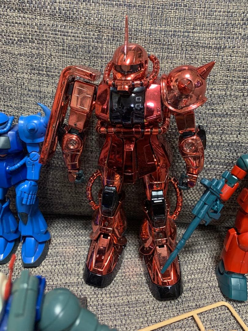 ガンダム　MG ザクⅡ コーティングバージョン MS-14 ゲルググ　5体まとめ
