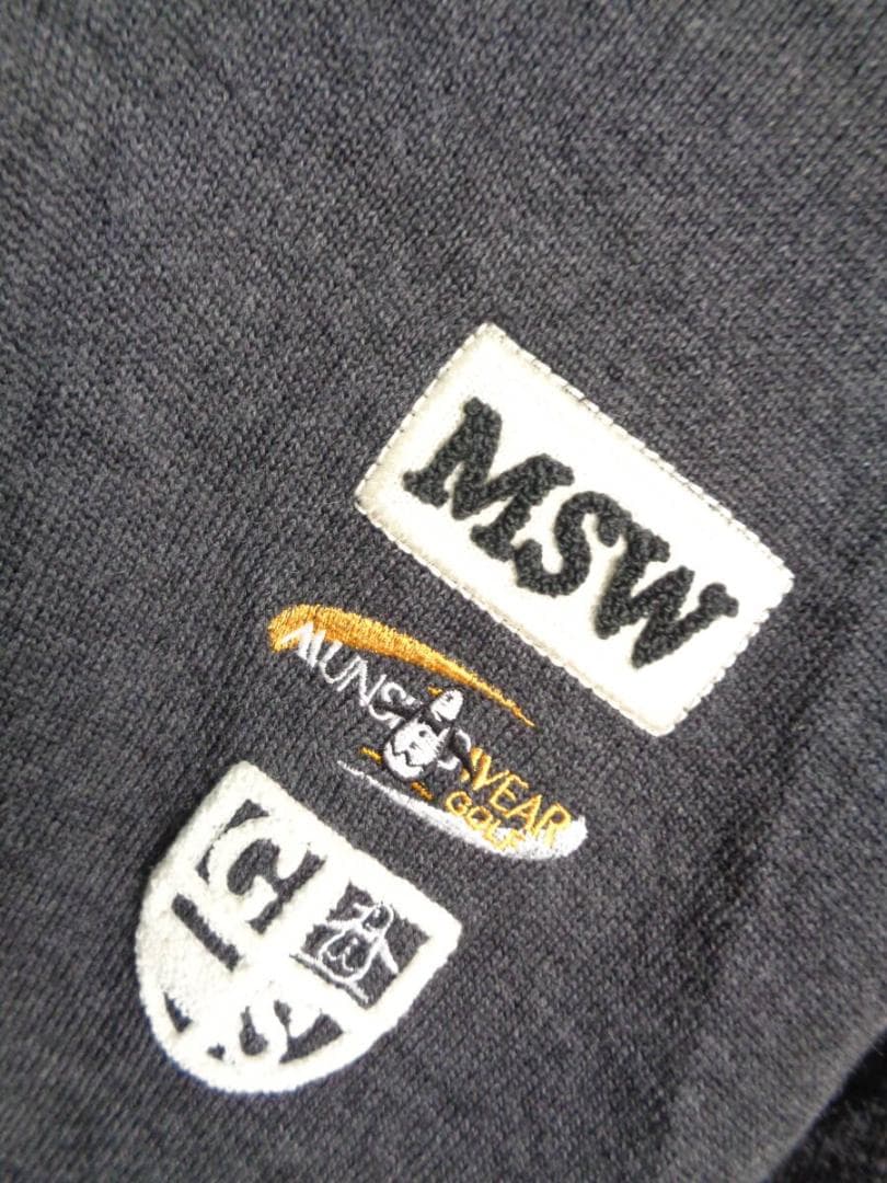 ほぼ未使用　マンシングウエア　　ライナー付き　セーター　ブルゾン　ＭＡ　防寒