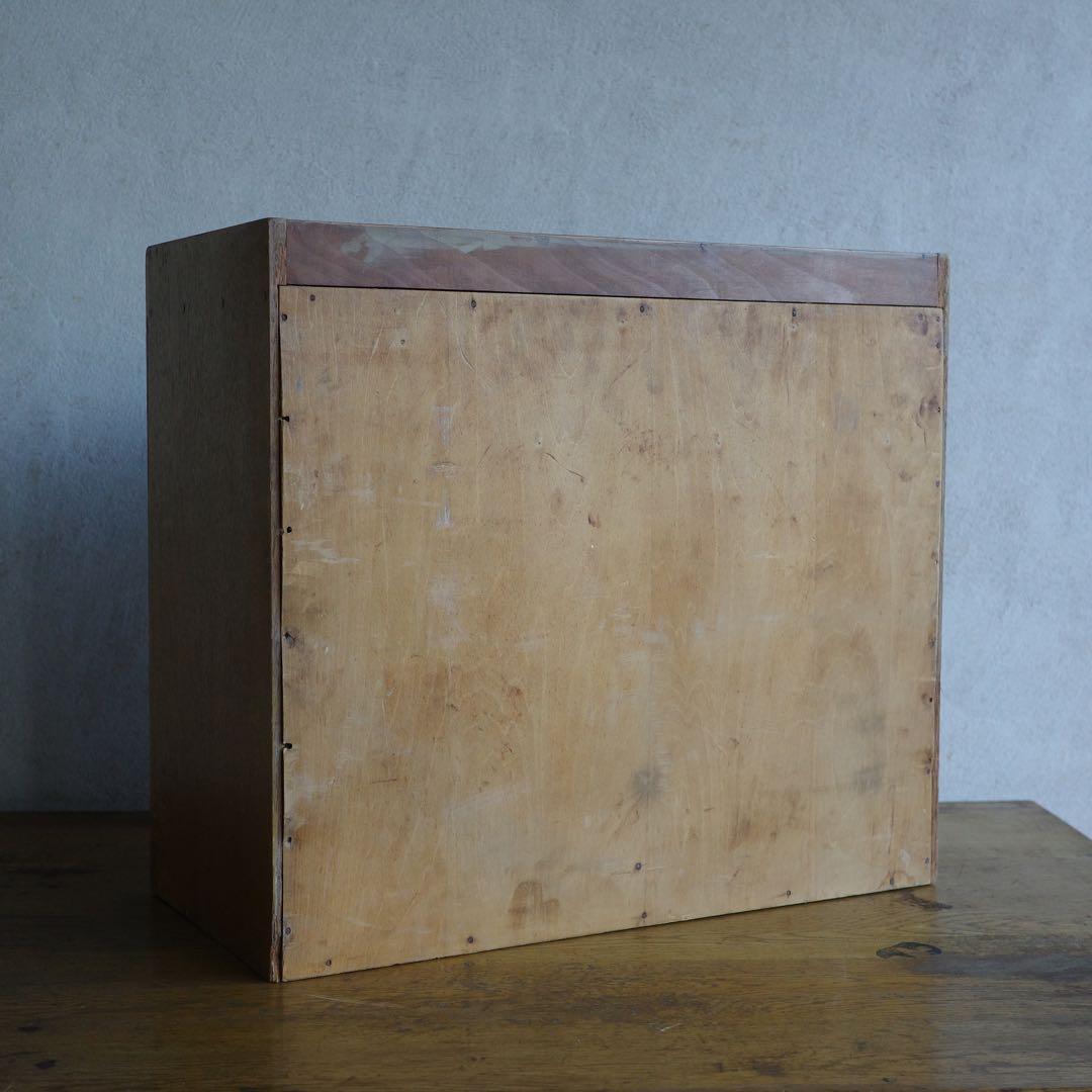 古家具　古いレトロなカルテ棚　レターラック