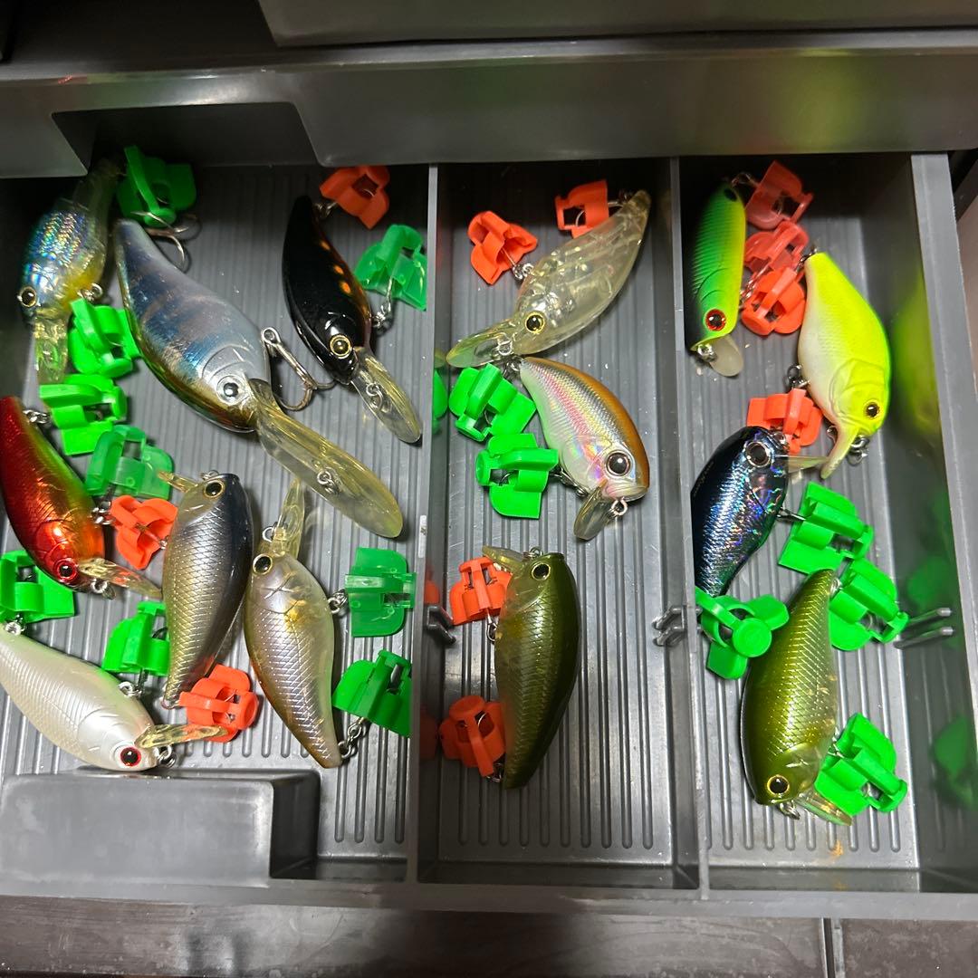 k*a様 バス釣り スピナーベイト、ハードプラグその他 BOX付き