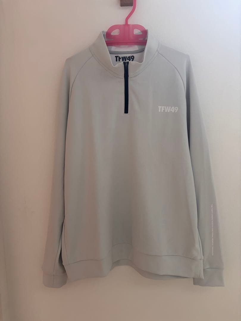 モックネックハーフスリーブシャツ　今季新作　XL 完売品