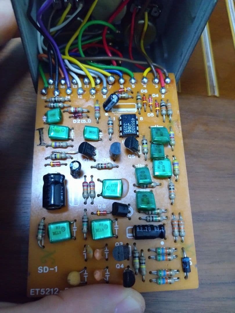 1983年ビンテージ日本製 BOSS SD-1 PSA対応改造