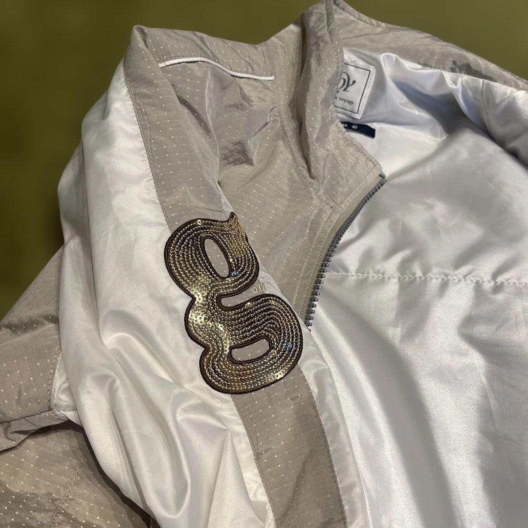 ＺＯＹジッパー付きジャケット レディース ホワイト&アイボリー