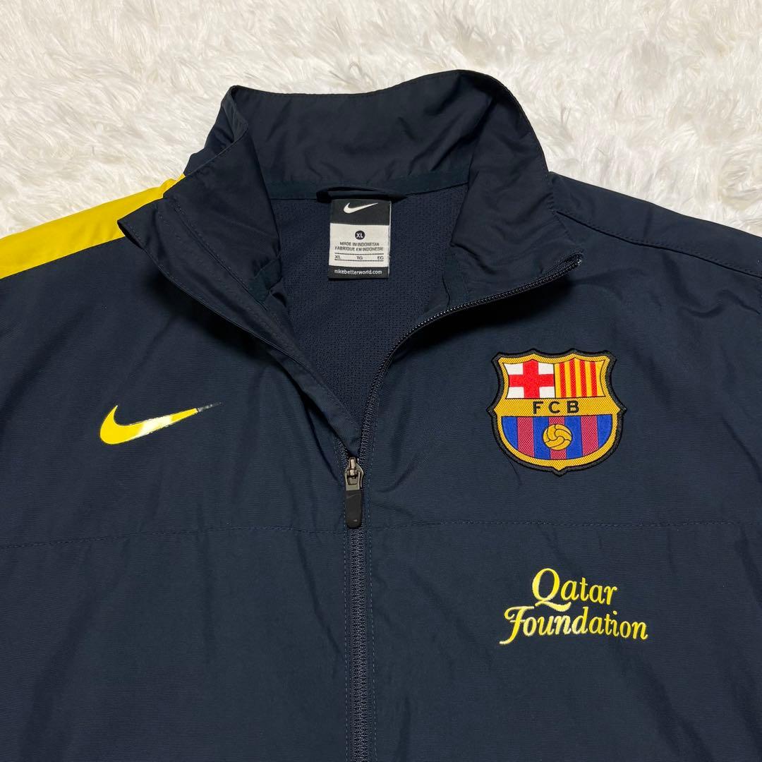 NIKEナイキ バルセロナ　上下セットアップXL ネイビー トレーニングウェア