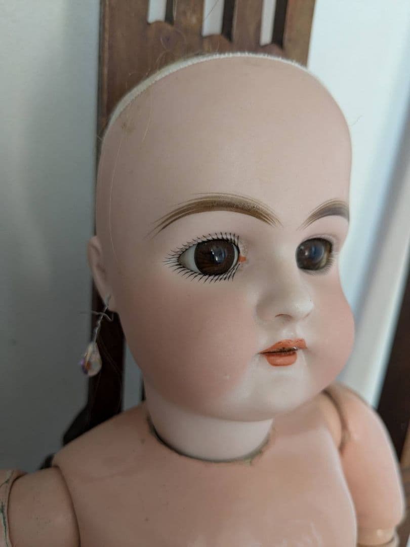 アンティークビスクドール　ドイツの子 ハンドベルク