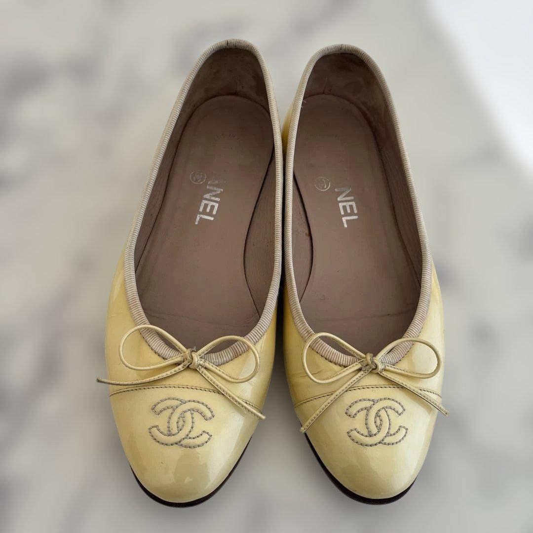 CHANEL ココマーク　バレエシューズ　バレリーナ　シャネル　スニーカー