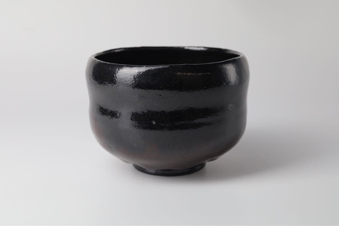 黒樂　のんこう写　稲妻