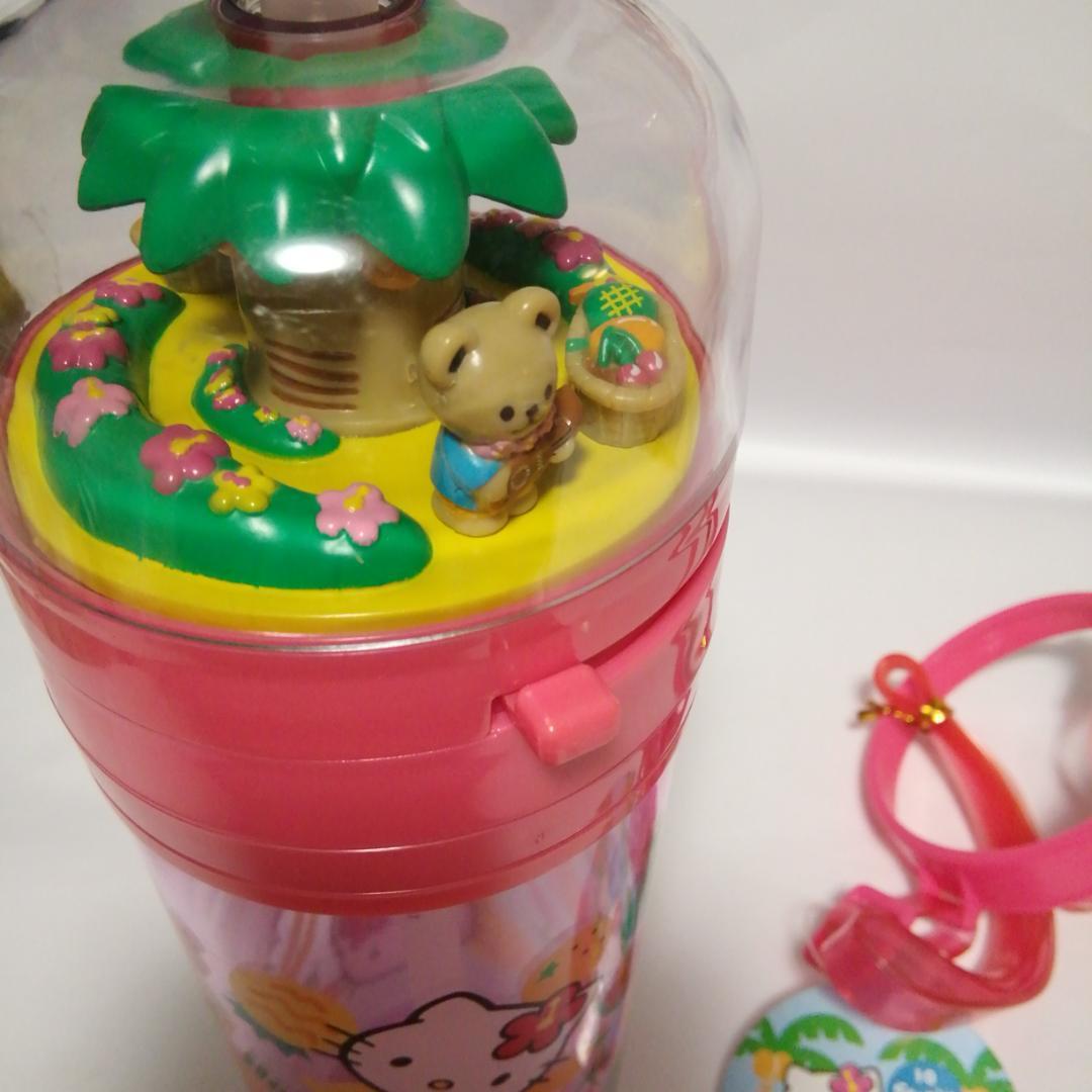 未使用　ハローキティ トロピカルボトルストラップ付き　平成レトロ　2002年