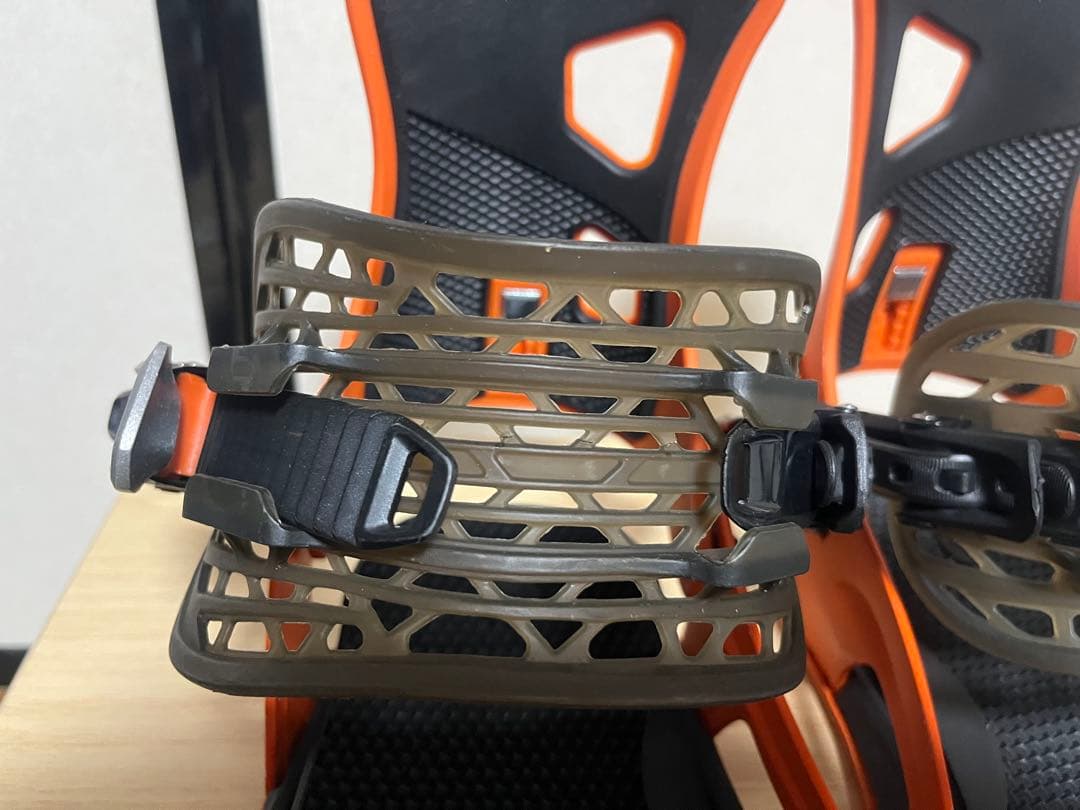 ROME CRUX 19-20スノーボードビンディング オレンジ　Ｌサイズ