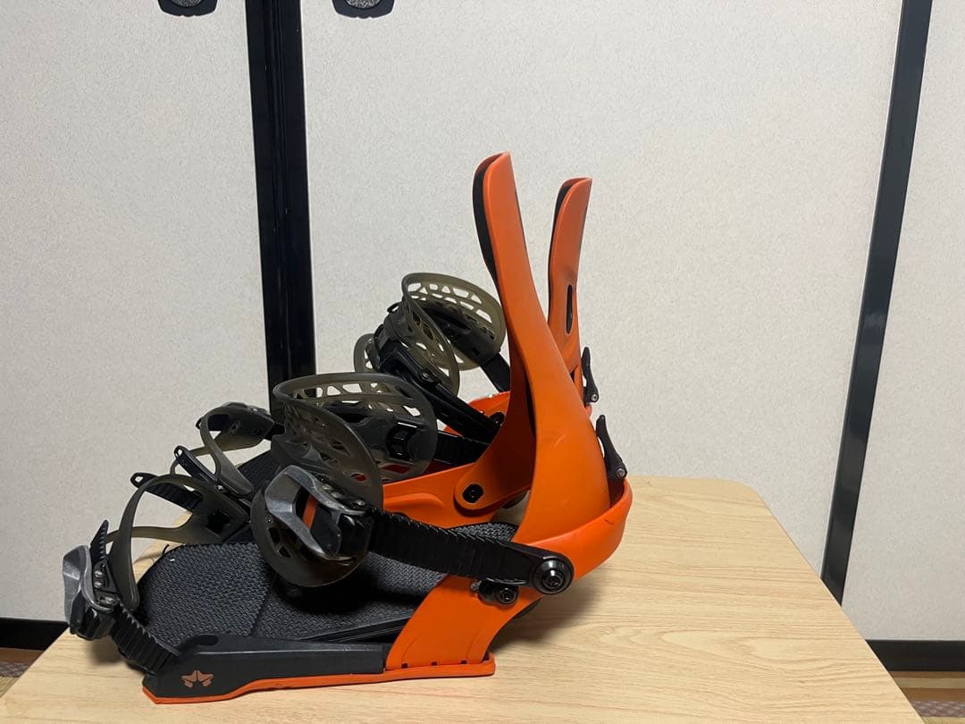 ROME CRUX 19-20スノーボードビンディング オレンジ　Ｌサイズ