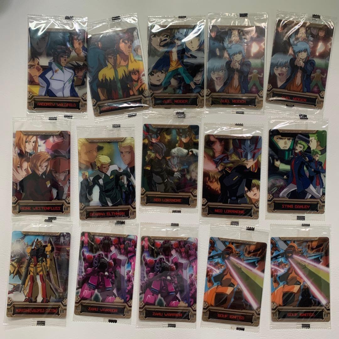 ガンダム　ウエハース　カード　森永　カガリ　ラクス　d