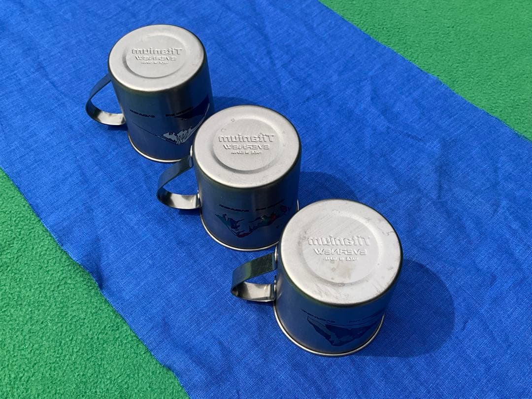 エバニュー EVERNEW 限定 チタンマグ 400 山シリーズ 未使用 箱入り