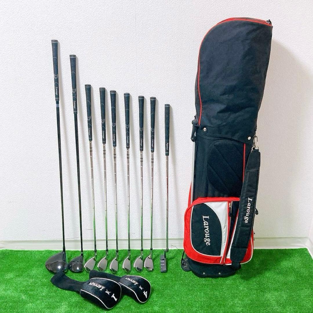 Larouge メンズ クラブセット 9本 右利き FLEX SR 美品 特価