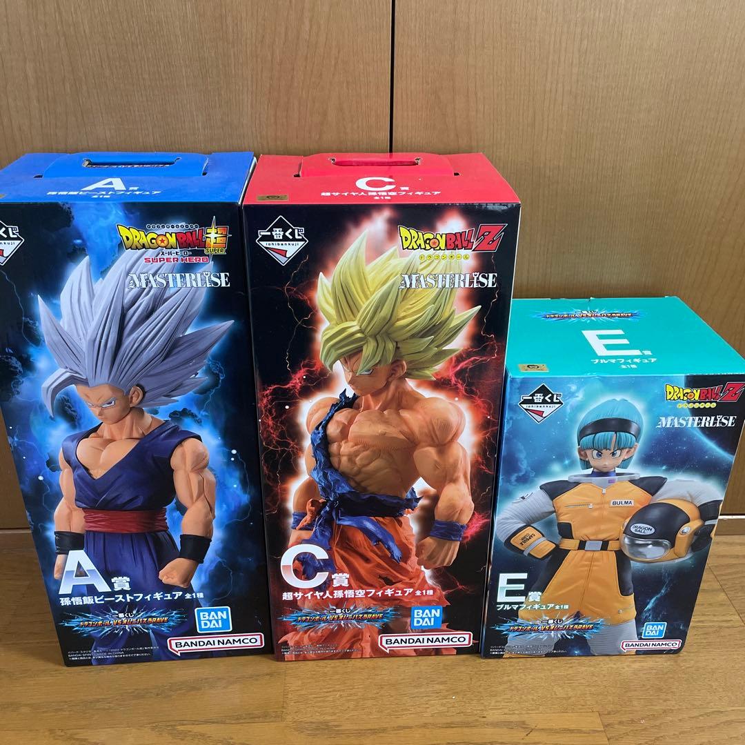 【未開封品】 オムニバスBRAVE C賞 超サイヤ人 孫悟空 A賞孫悟飯E賞ブル