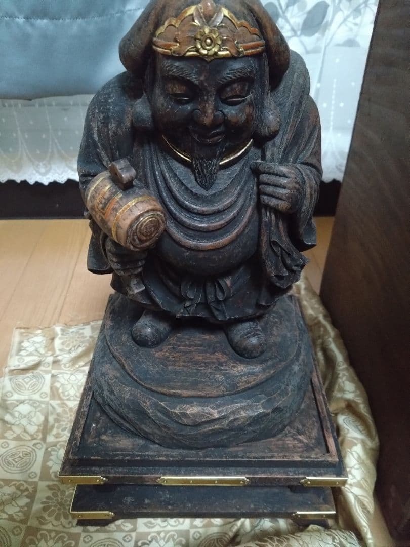 高村光雲儀刀木彫り大黒天/大正~昭和期頃