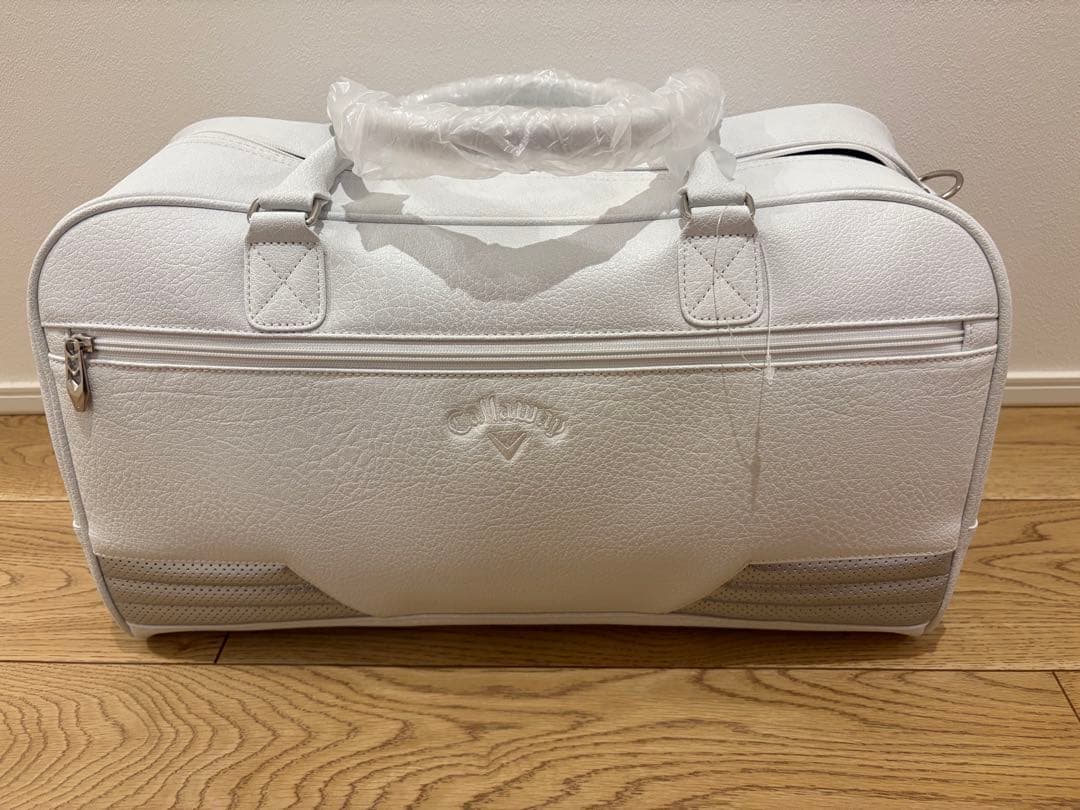 ホワイト ゴルフ　ボストンバック