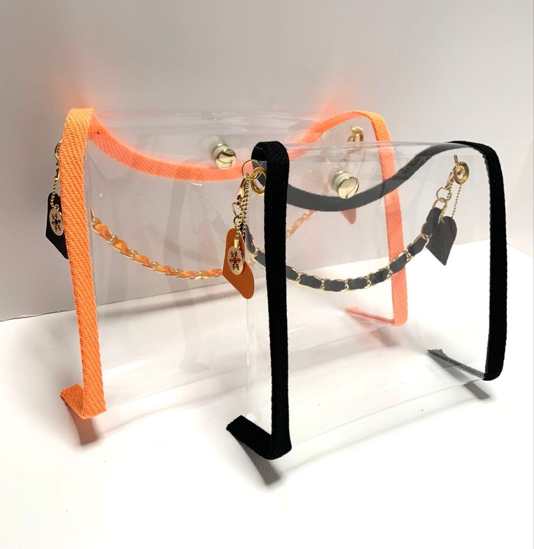 くまくまぷー　すのチルポーチ　2体用　黒　3体用　オレンジ