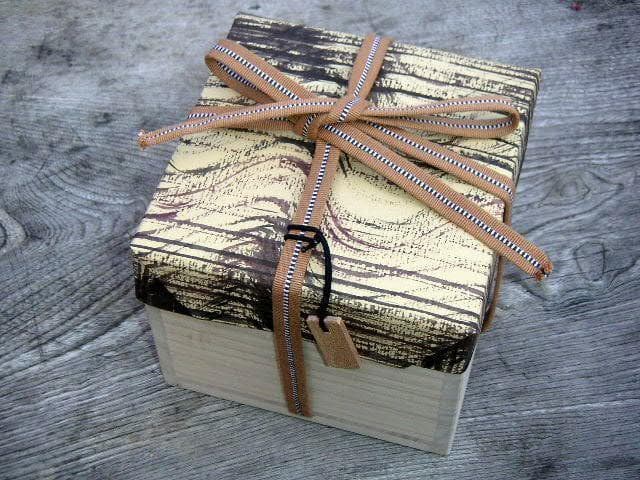 ♥極上　柿の蔕　茶碗　桐箱付き　骨董品　古玩