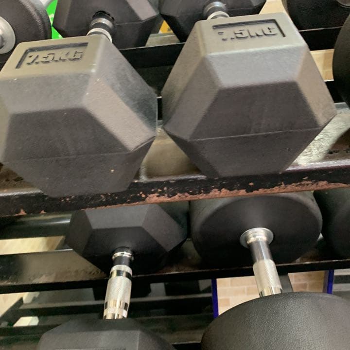 ヘックス  ラバーダン2.5kg から17.5kg  ７セット