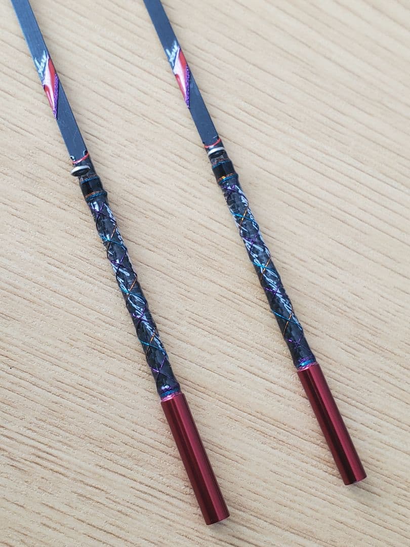 バリバス ワカサギ穂先MAX３２２HRX　延長アダプター７０㎜２本セット