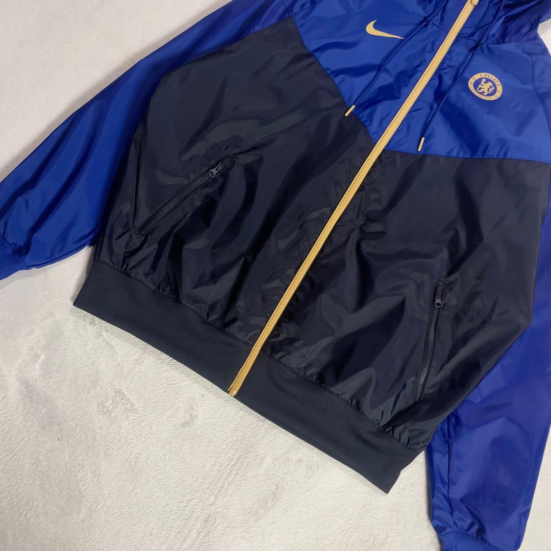 ナイキ チェルシー ウィンドランナー ジャケット L相当 ナイロンジャケット 青