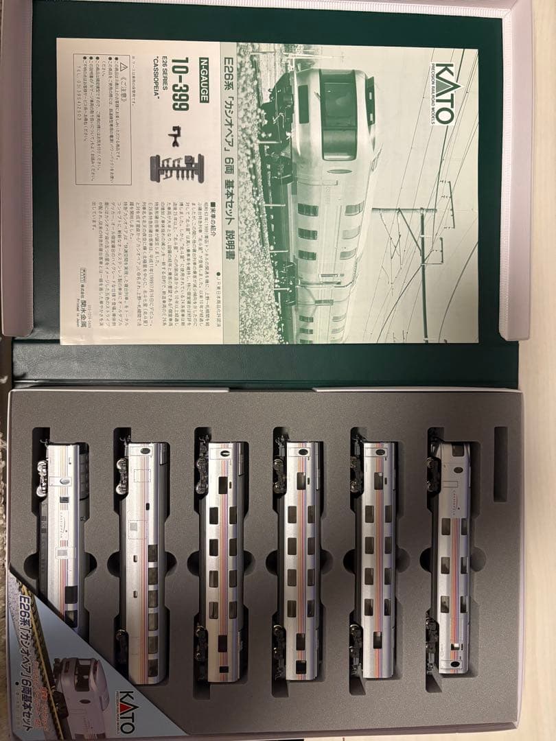 KATO 10-399 E26系 カシオペア 6両編成セット