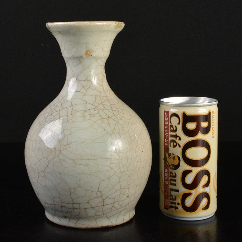 朝鮮美術　李朝　高麗白磁　徳利　V　R7187