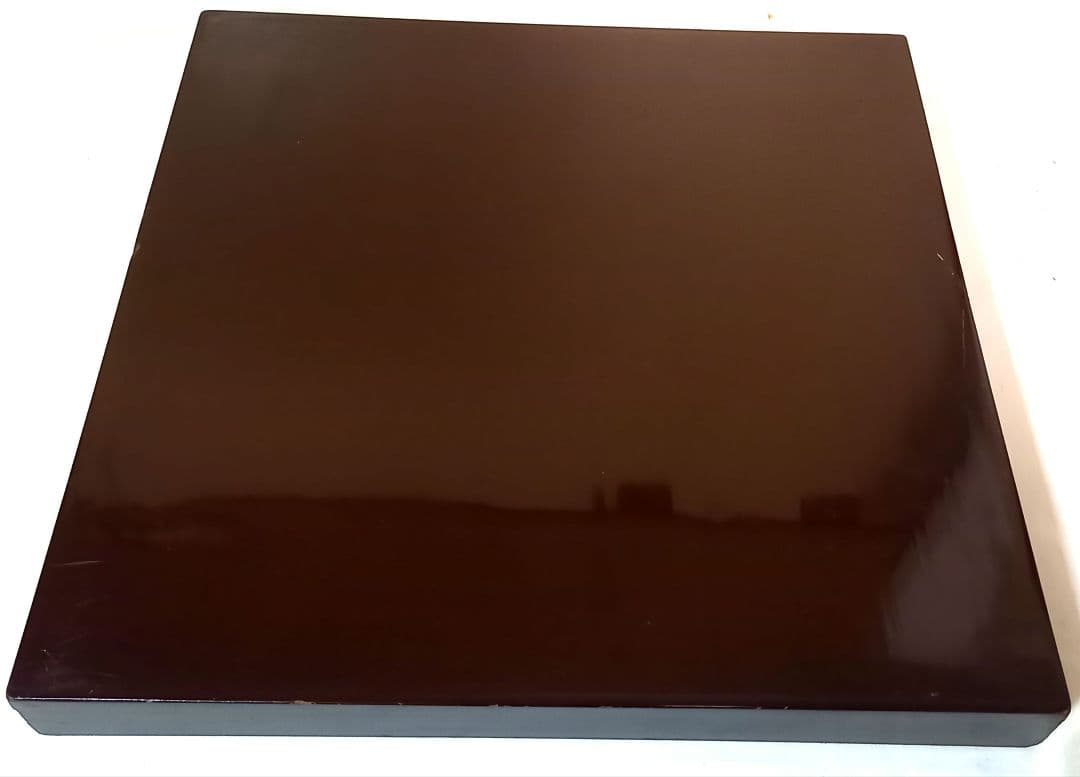 【最終価格】【時代物:文政1825年】金蒔絵 草花文 角盆 2枚揃 共箱　封書付