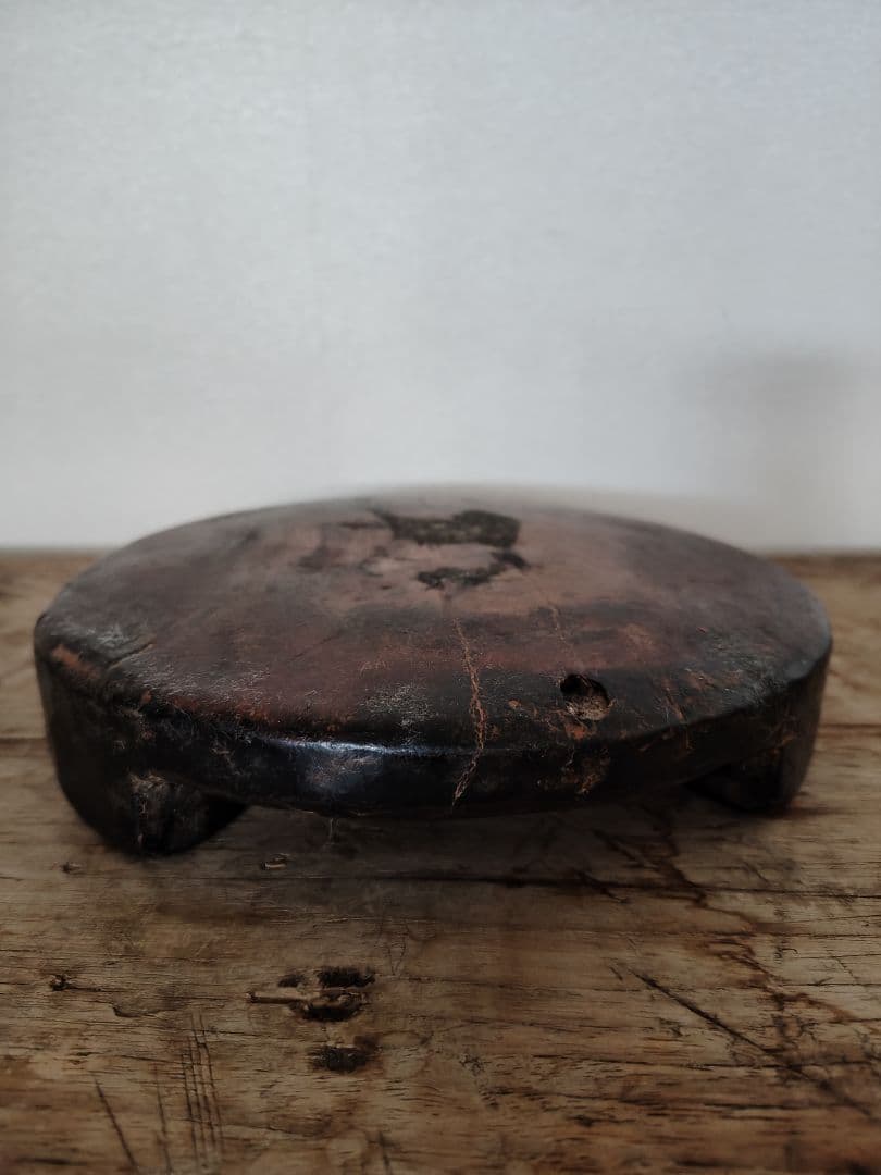 アフリカ　セヌフォスツール　花台　展示台　プリミティブアート　1点物