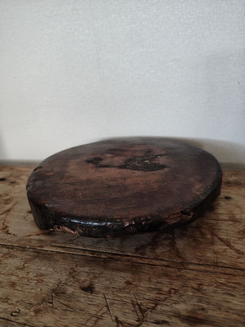 アフリカ　セヌフォスツール　花台　展示台　プリミティブアート　1点物