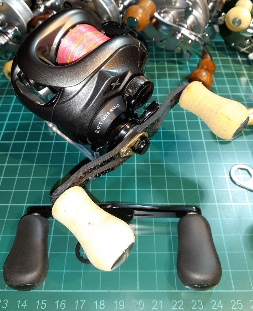 シマノ 13'エクスセンスDC ハンドルカスタム仕様