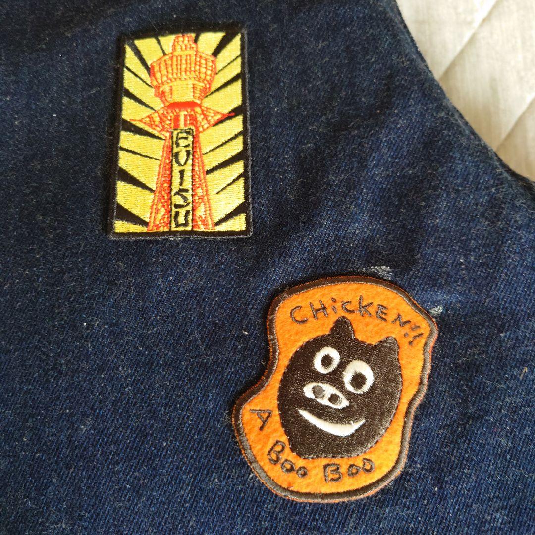 EVISU道楽 刺繍パッチ付きライフジャケット