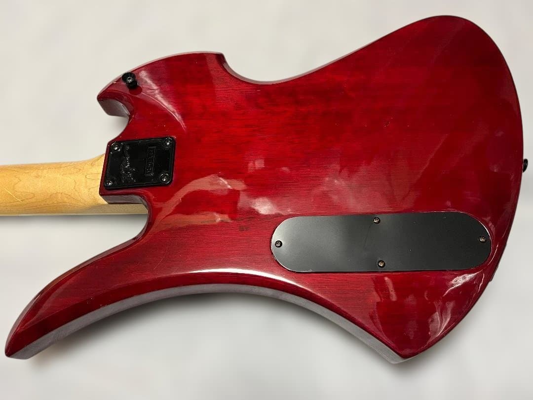B.C.Rich モッキンバードベース　シースルーワインレッド　レアカラー
