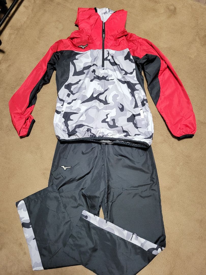 Mizuno 迷彩柄 ジャケット パンツセット