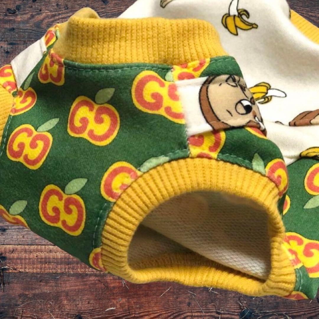 犬服ハンドメイド　サロペット風タンク