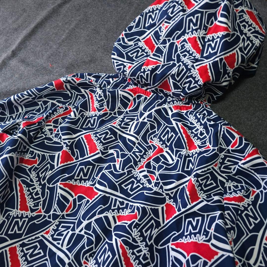 ニューバランスゴルフ】スニーカー総柄 撥水ナイロンブルゾン×スカートアップMS