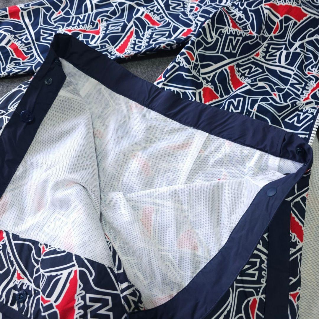 ニューバランスゴルフ】スニーカー総柄 撥水ナイロンブルゾン×スカートアップMS