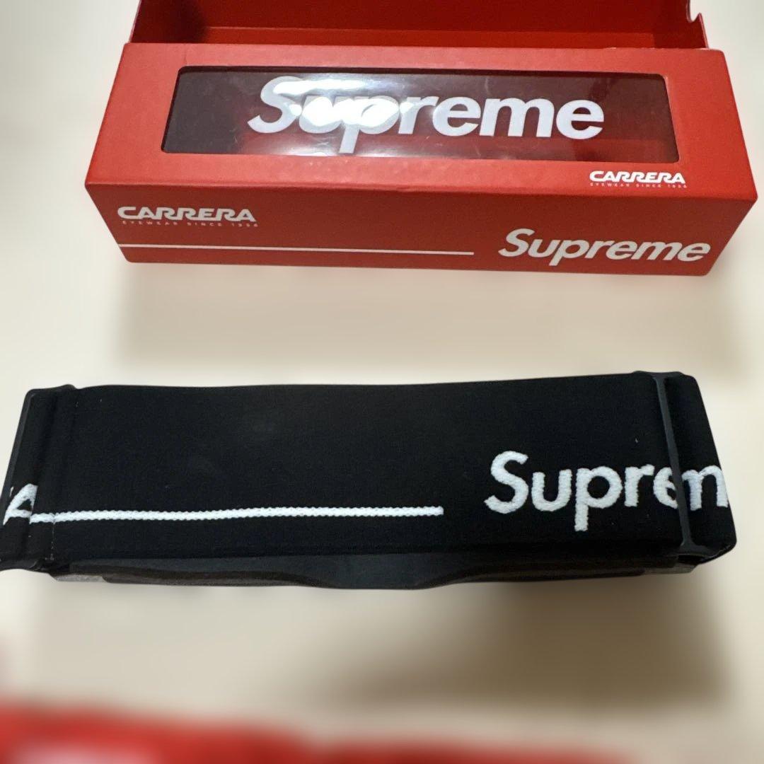 Supreme Carrera ゴーグル ブラック 収納袋付き