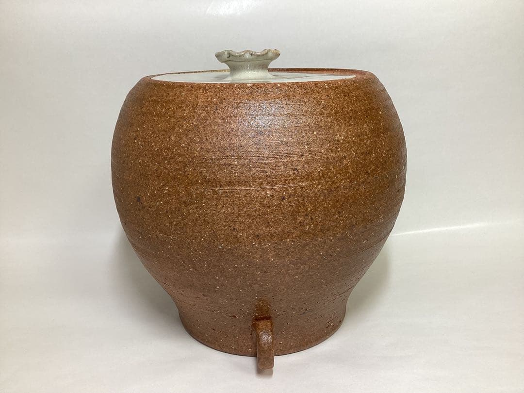 茶道具 古物品 水指 信楽 単瓢 西尾香舟 木箱入