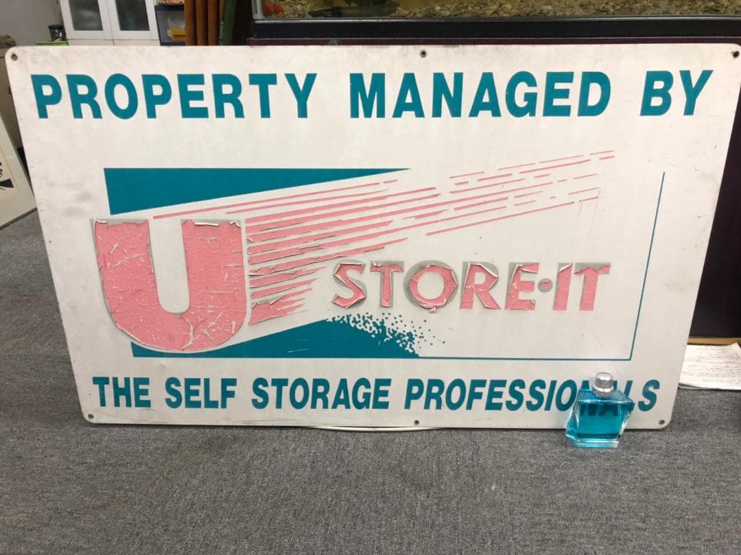 値下げしました！アメリカ標識看板　店舗「U-STORE-IT」