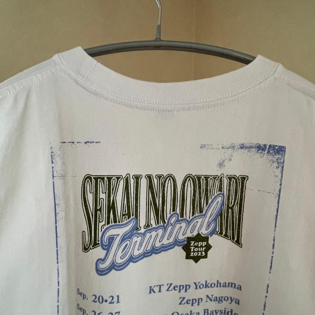匿名発送 セカオワ Terminal ツアーTシャツ Mサイズ ホワイト 白